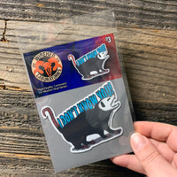 "I don't Know You!" Screaming Possum Vinyl Sticker!