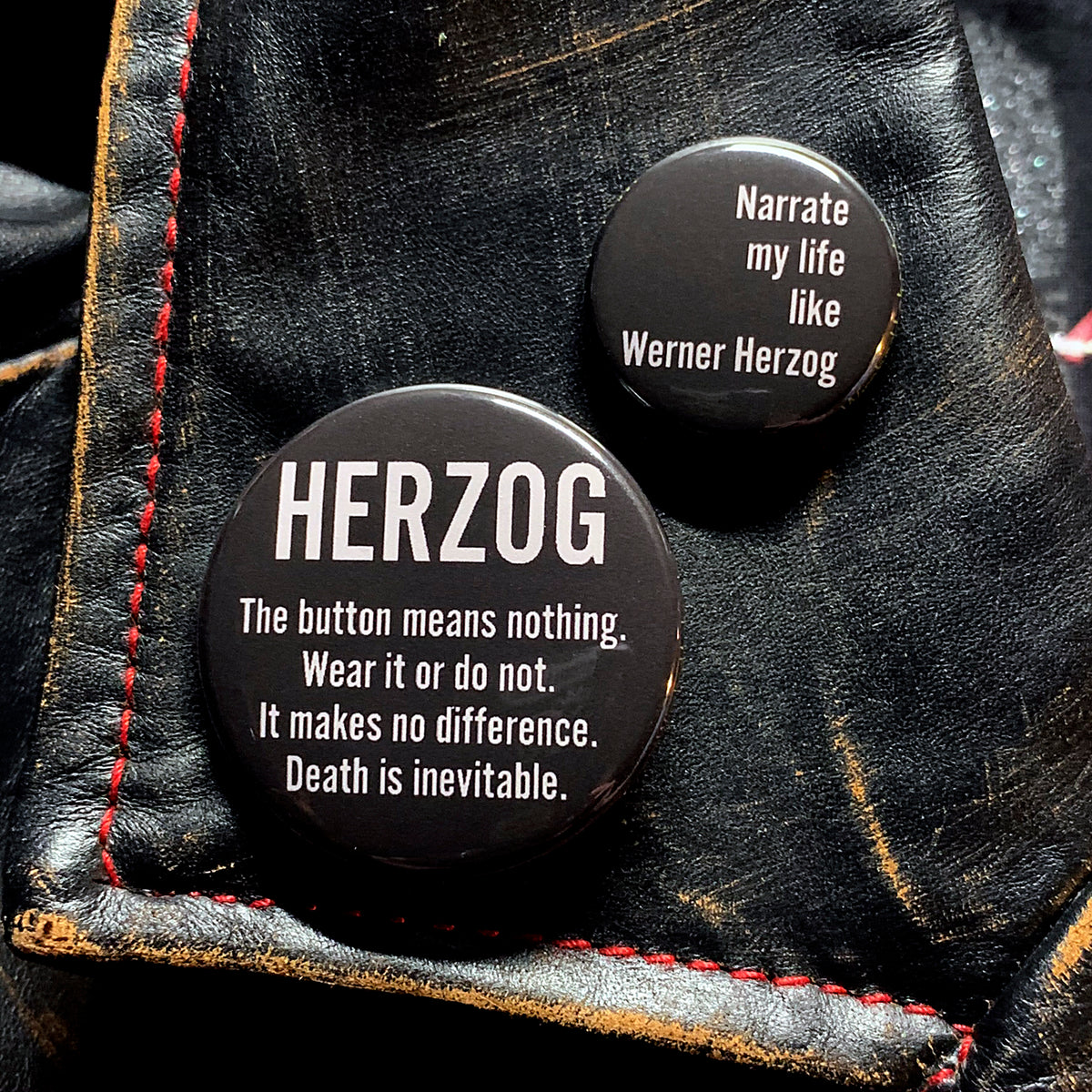 Werner Herzog Pinback Button Set