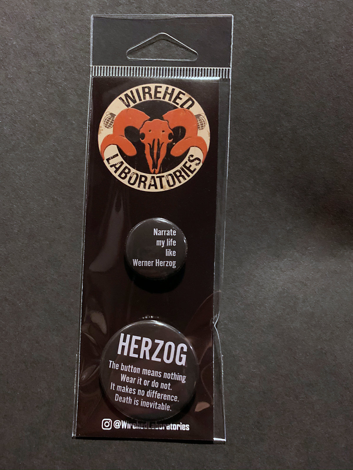 Werner Herzog Pinback Button Set