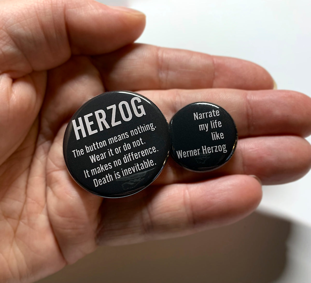 Werner Herzog Pinback Button Set