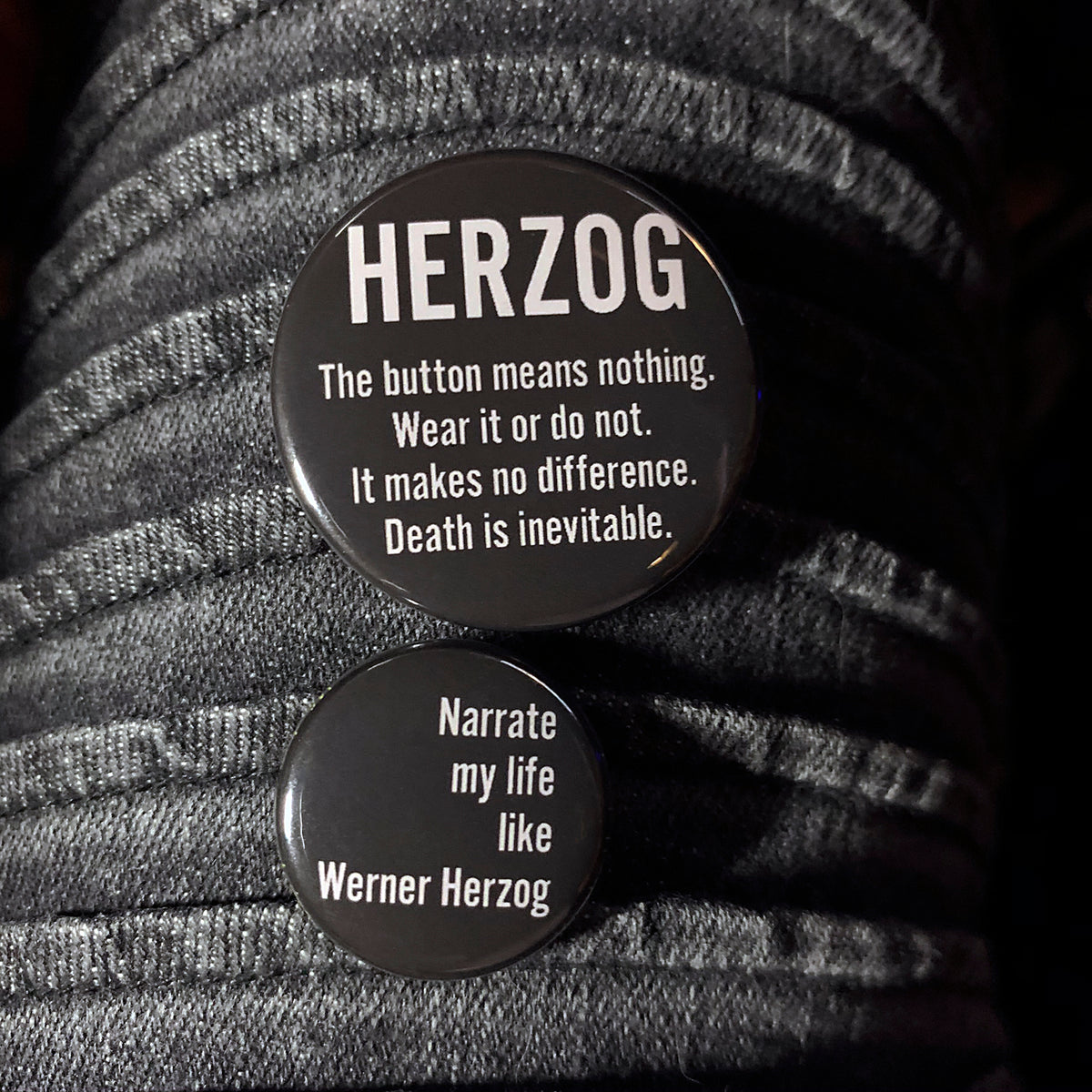 Werner Herzog Pinback Button Set
