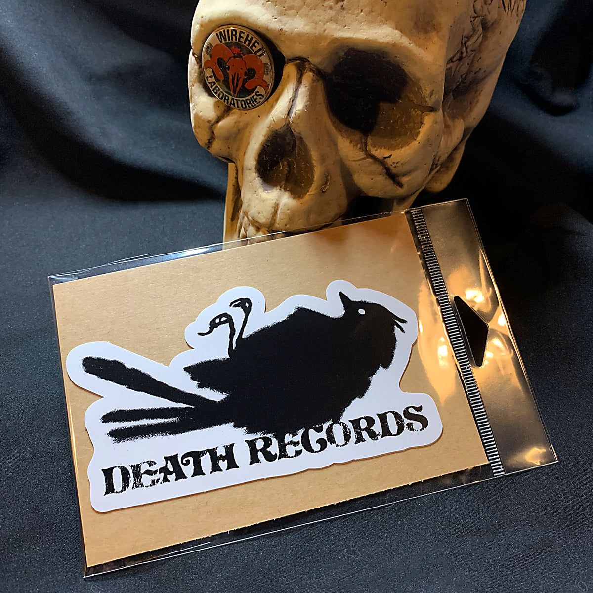 Death Records Logo - Phantom Of The Paradise Sticker!