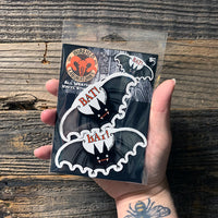 Bat! Vinyl Stickers! Spooky TWO Bat Pack!