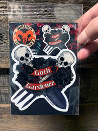 Goth Gardner Wreath Sticker!