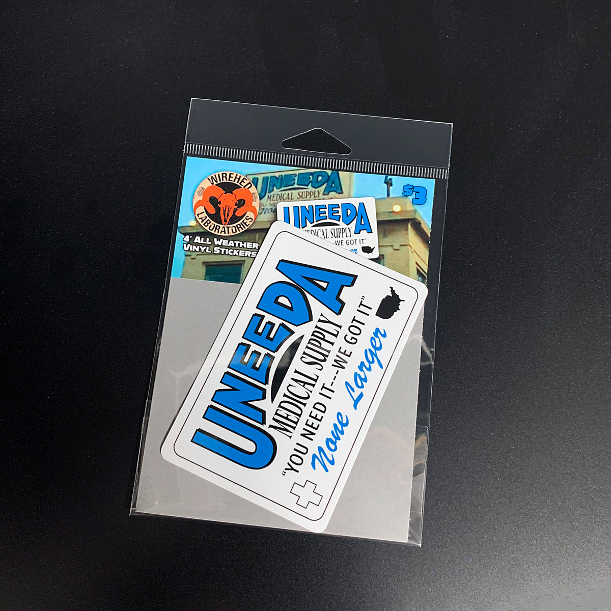 Uneeda Medical Supply Vinyl Sticker!