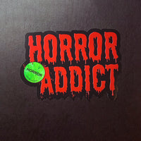 HORROR ADDICT Vinyl Sticker! Large 5.5"