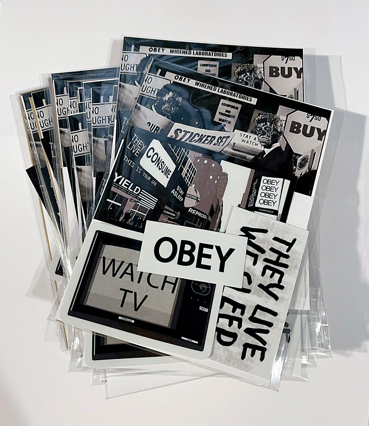 THEY LIVE, We Sleep! Vinyl Sticker Set!