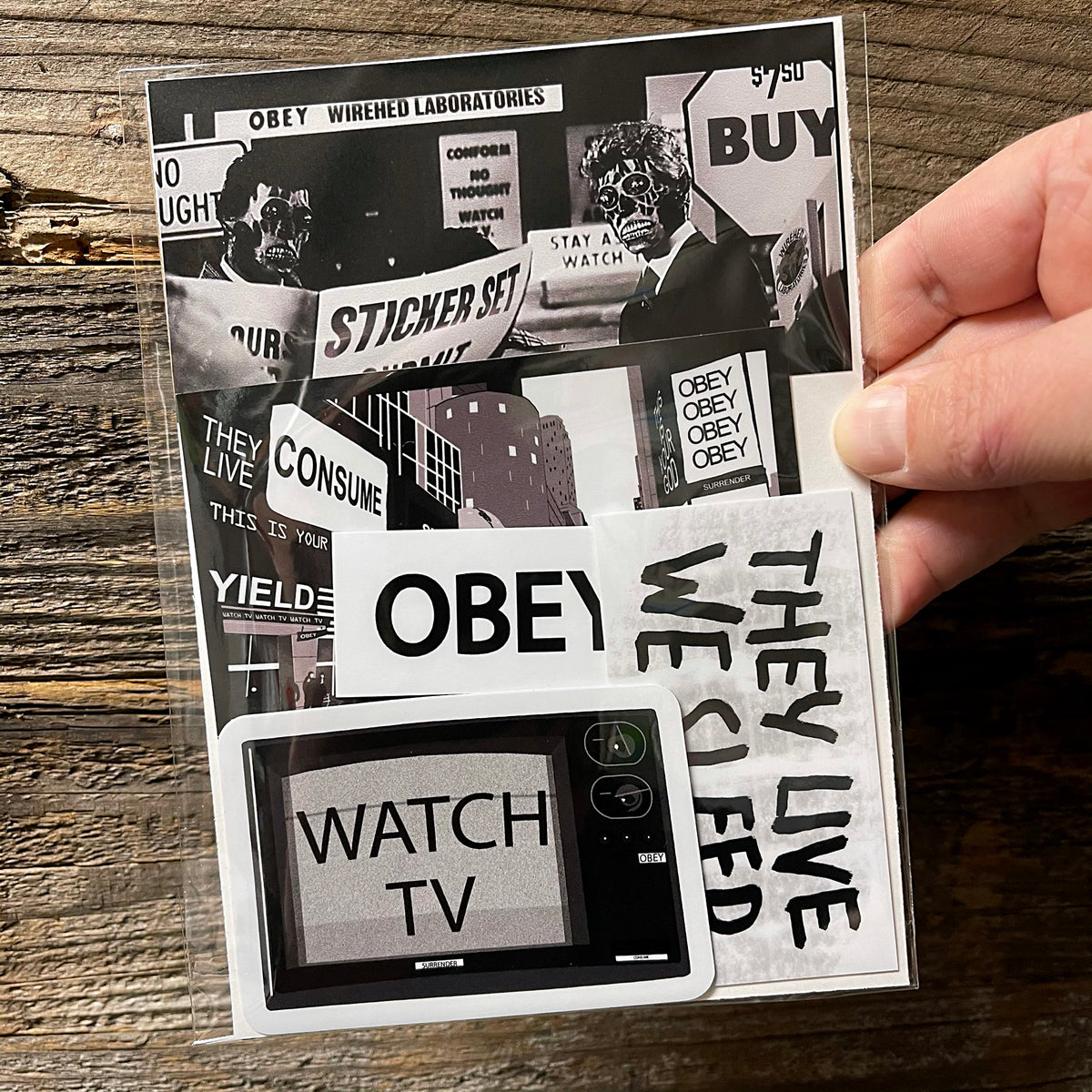 THEY LIVE, We Sleep! Vinyl Sticker Set!