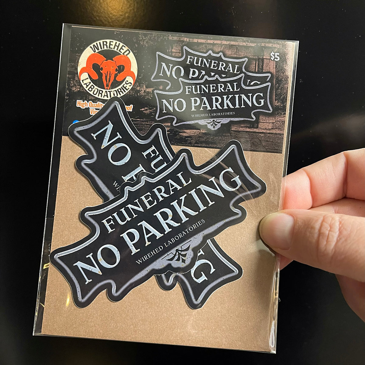 Funeral No Parking! Stickers
