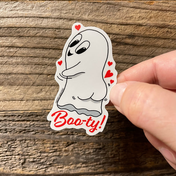 Booty Ghost Butt Sticker! Boo-ty!