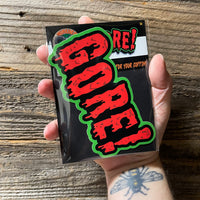 GORE! Vinyl Sticker! Lrg 5.25" long horror sticker!
