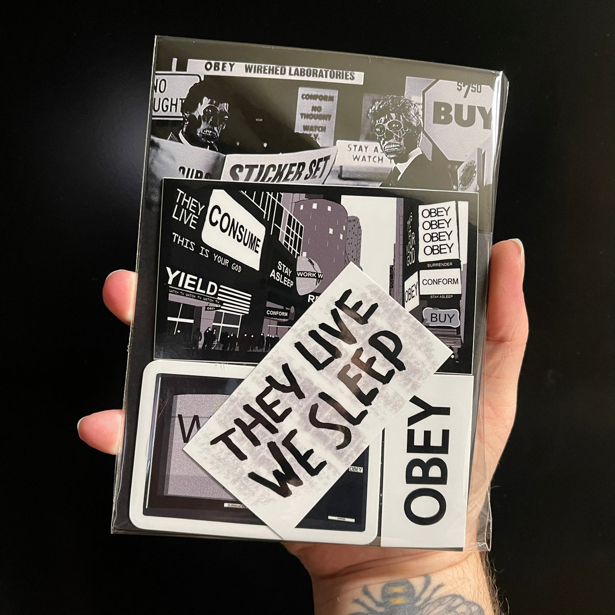 THEY LIVE, We Sleep! Vinyl Sticker Set!