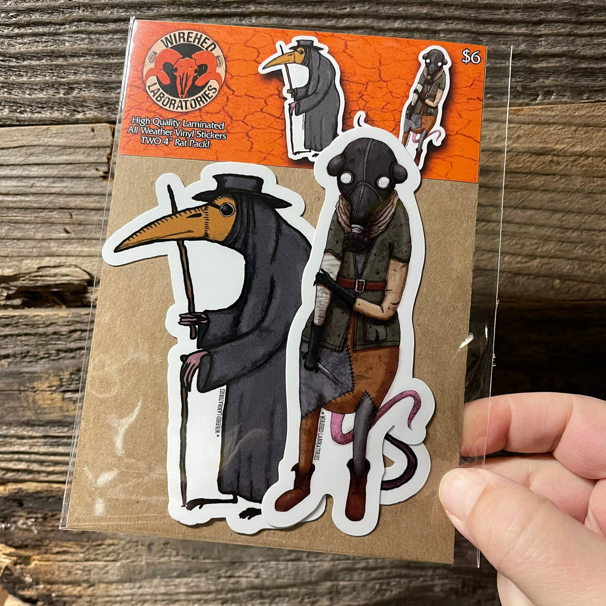 Wasteland Rat Pack 2 Sticker Set!