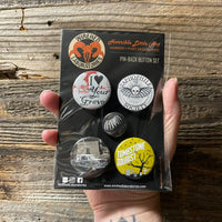Cemetery Lover & Taphophile FIVE Pinback Button set!