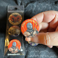 VOTE Lord Humungus! 2 Pinback Button Set!