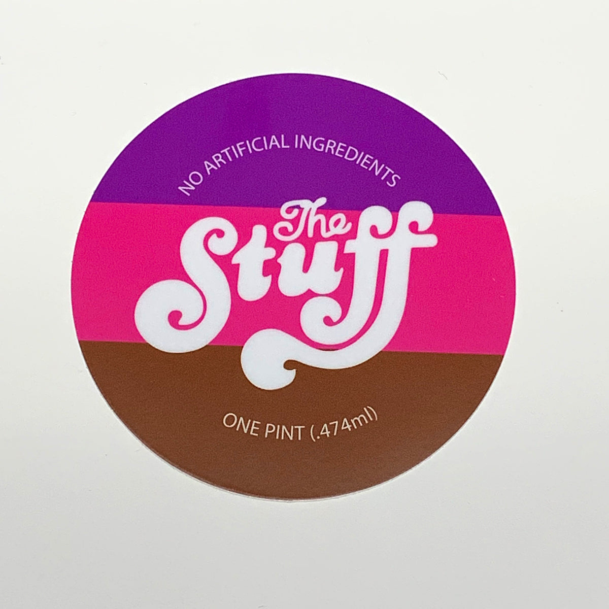 The Stuff - Horror Movie Logo Vinyl Sticker!