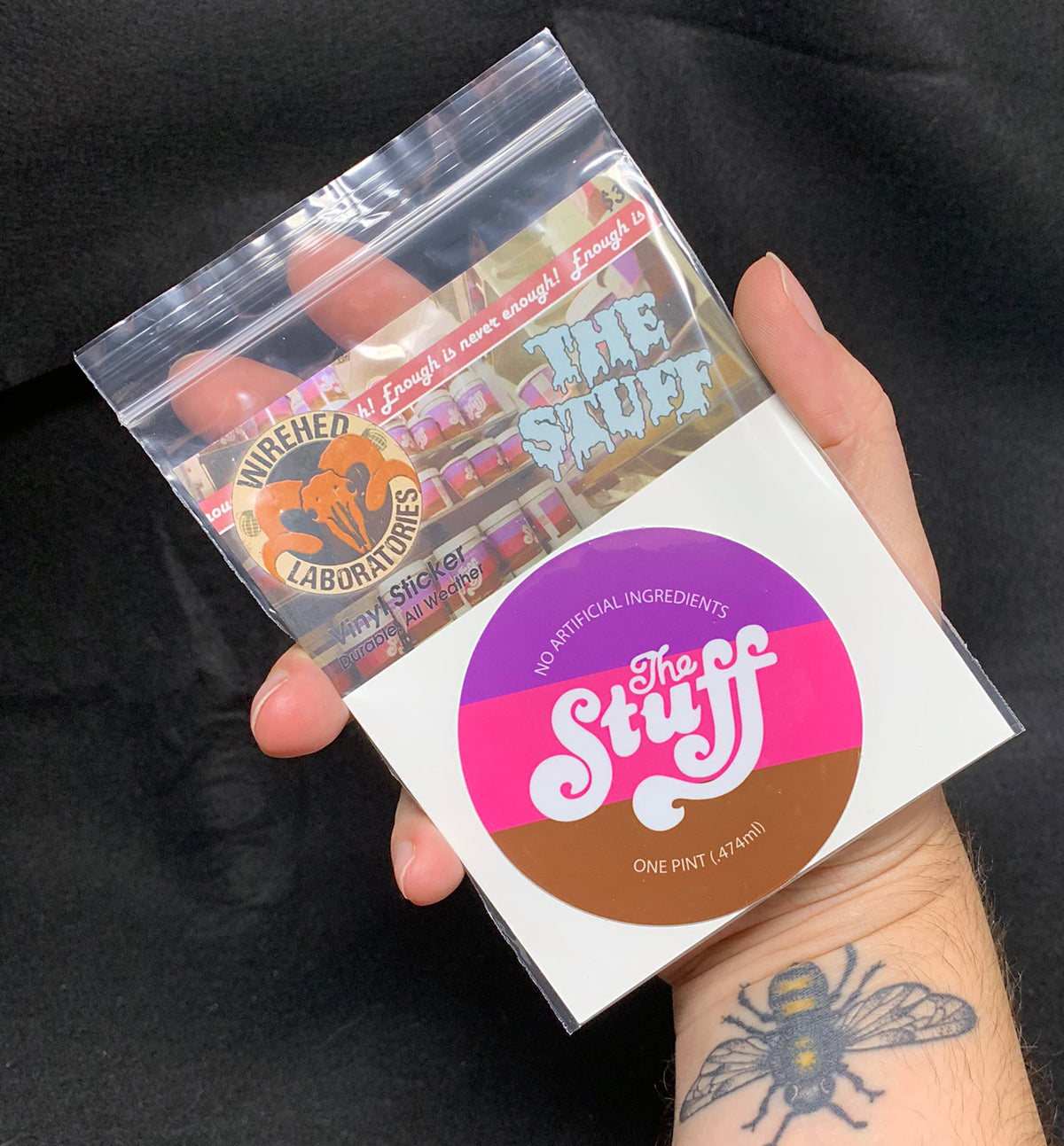 The Stuff - Horror Movie Logo Vinyl Sticker!