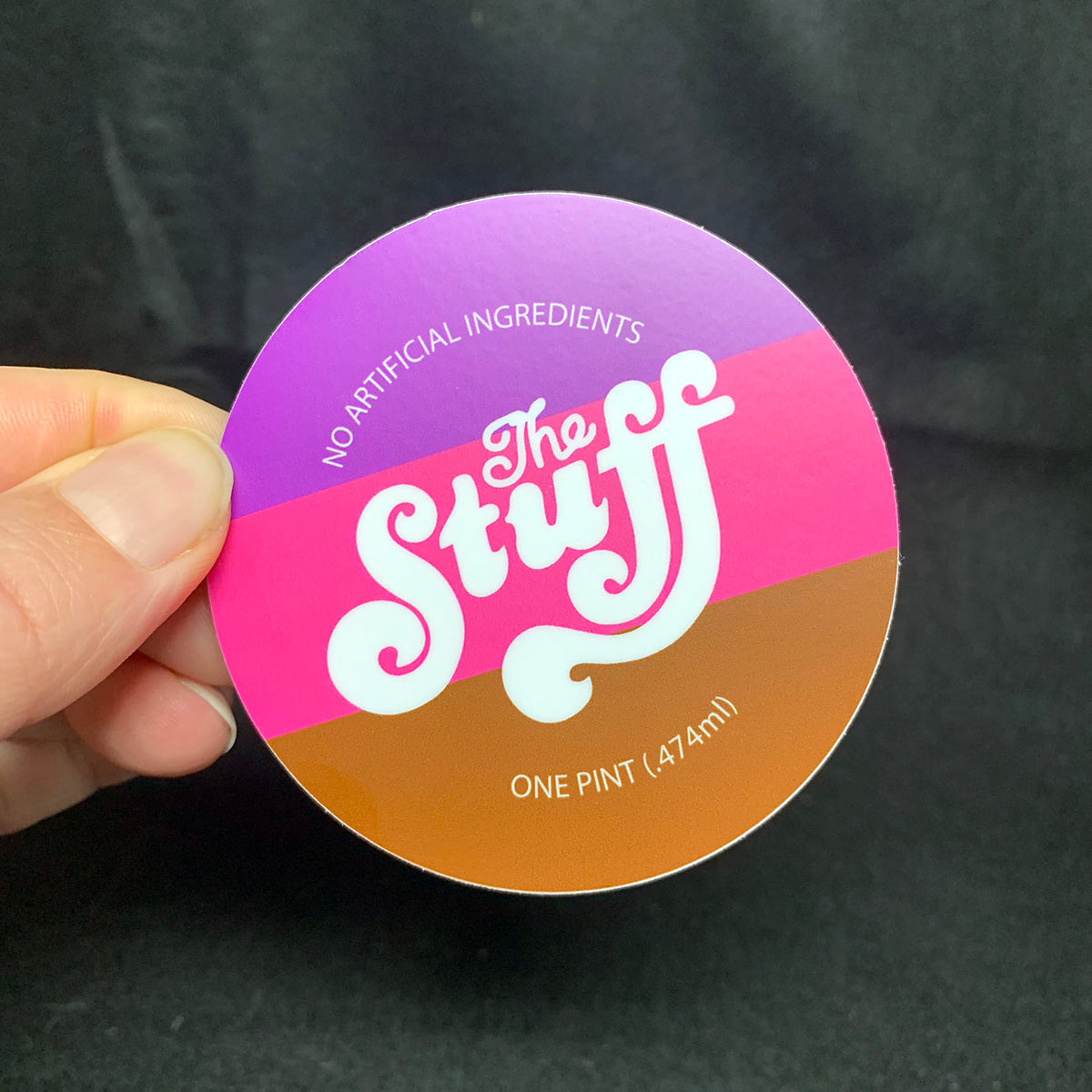 The Stuff - Horror Movie Logo Vinyl Sticker!