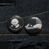 ERASERHEAD 1" Button Set. Two Pins!