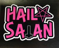 HAIL SATAN Vinyl Sticker!