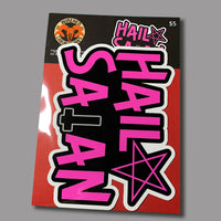 HAIL SATAN Vinyl Sticker!