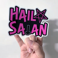 HAIL SATAN Vinyl Sticker!