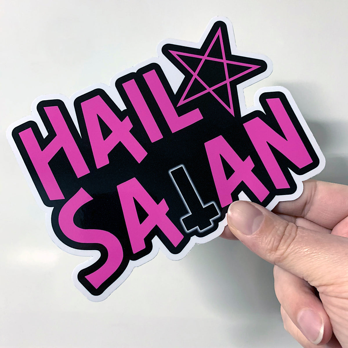 HAIL SATAN Vinyl Sticker!