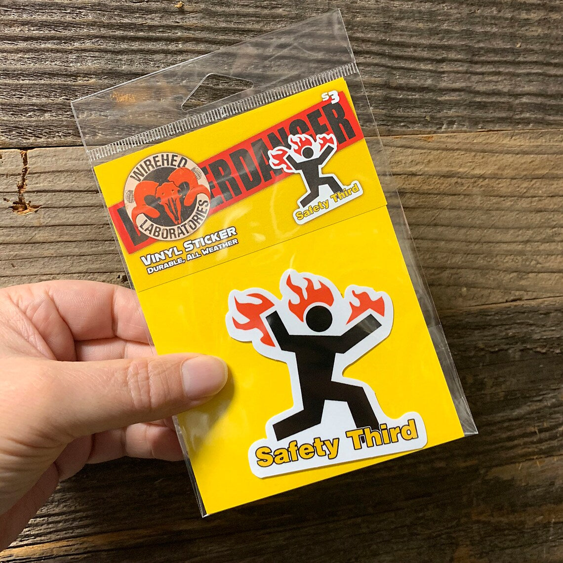 Safety Third Sticker