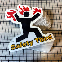 Safety Third Sticker