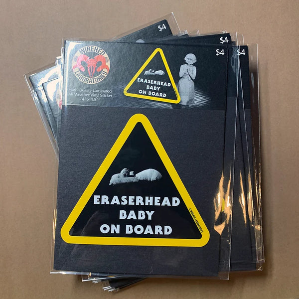 Eraserhead Baby On Board Sticker