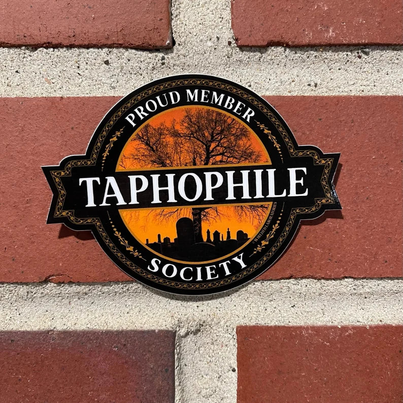 Taphophile Society Sticker
