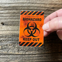 Radiation Warning Sticker Set! 5 Sticker pack!