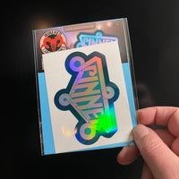 Blade Runner Holographic Spinner Sticker