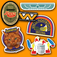 Alien Sticker Pack! 6 Sticker Set!