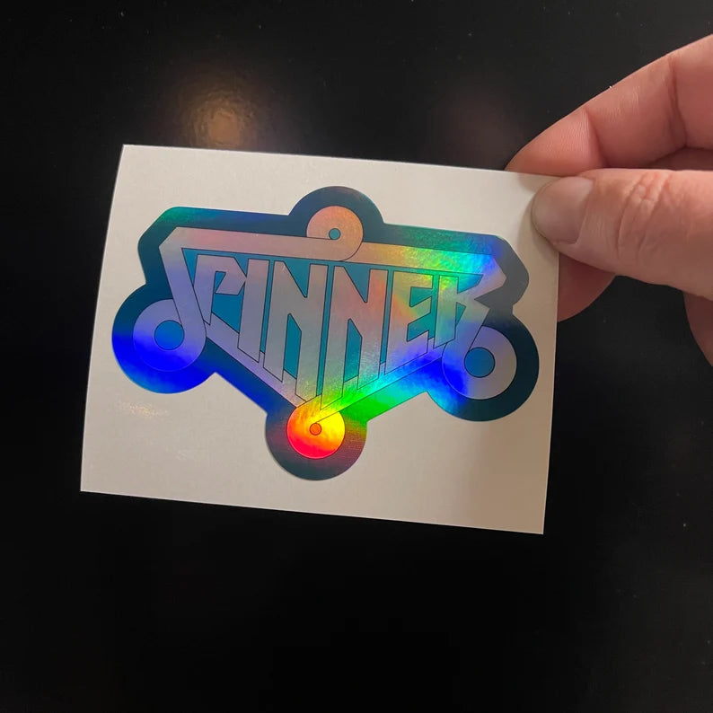 Blade Runner Holographic Spinner Sticker