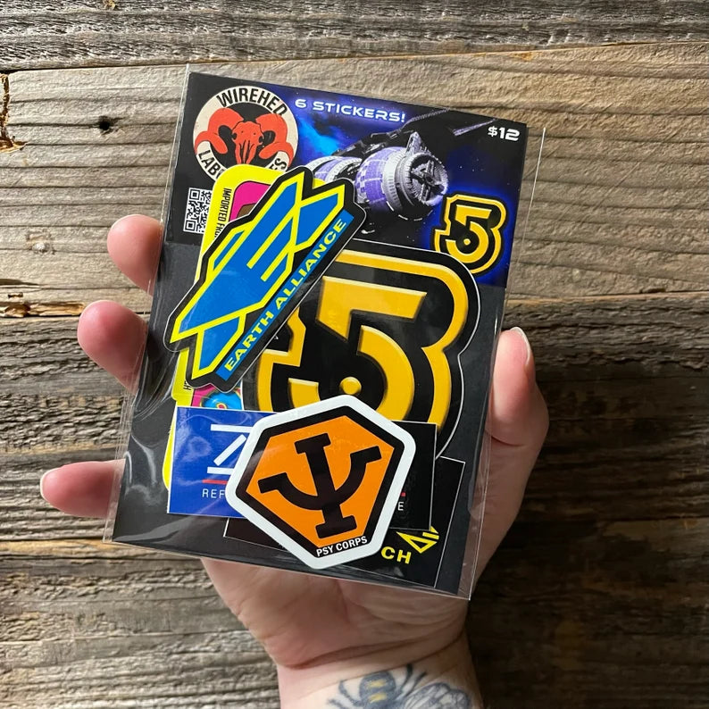 Babylon 5 Sticker Pack! 6 Sticker Set!