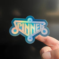 Blade Runner Holographic Spinner Sticker