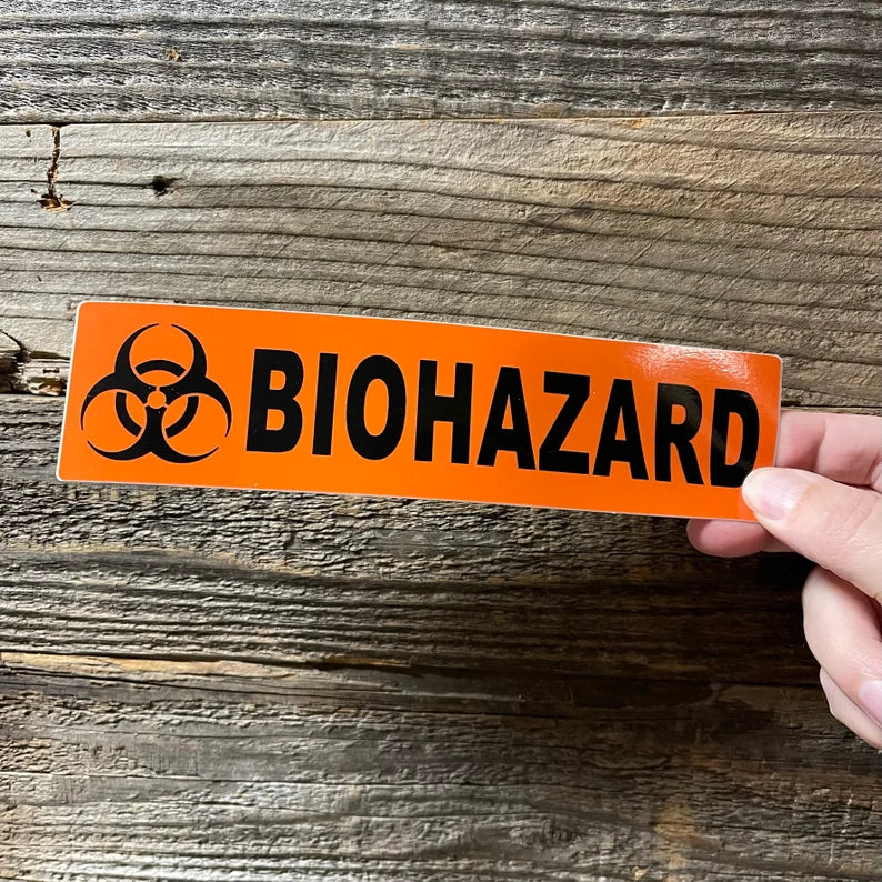 Biohazard BUMPER STICKER!