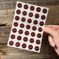 Slasher Section Sticker Sheet! 1 sheet of Thirty-five (35) 3/4" vinyl stickers!