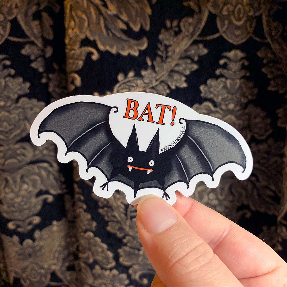 Bat! Vinyl Stickers! Spooky TWO Bat Pack!