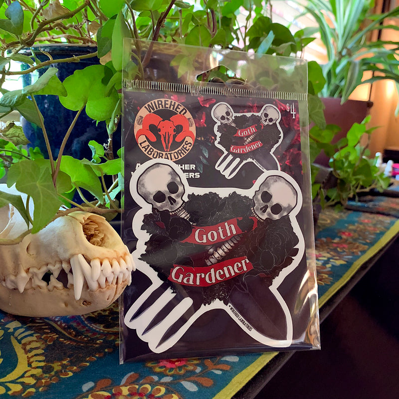 Goth Gardner Wreath Sticker!