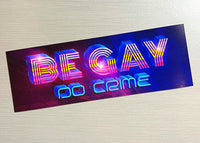 Be Gay Do Crime! Disco Vinyl Bumper Sticker!