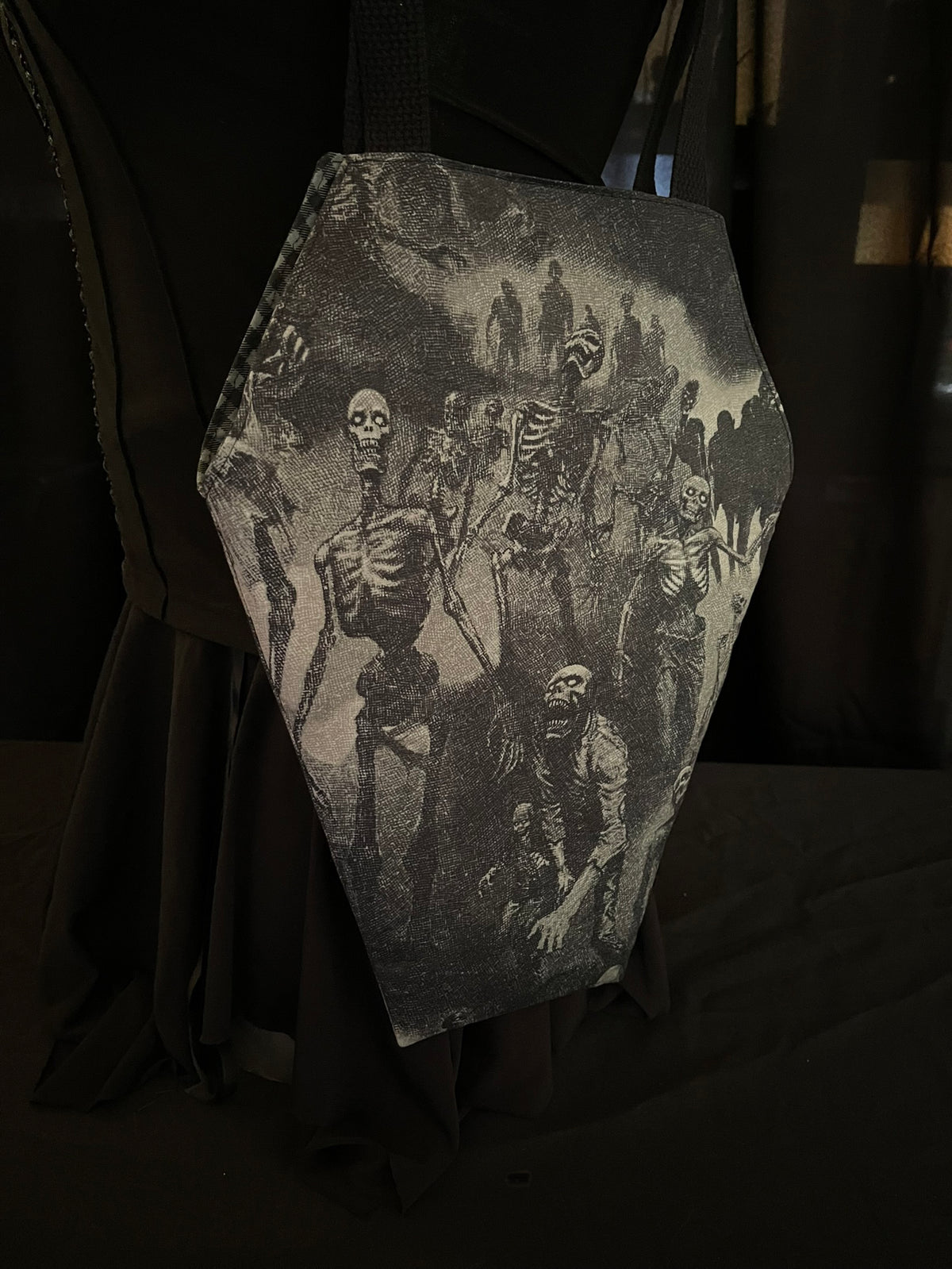 Zombie Coffin Tote Bag