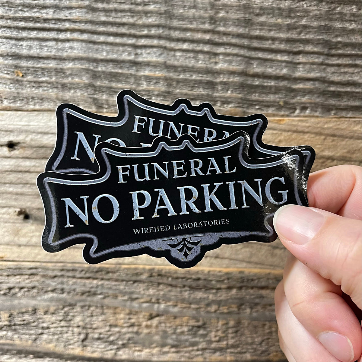 Funeral No Parking! Stickers