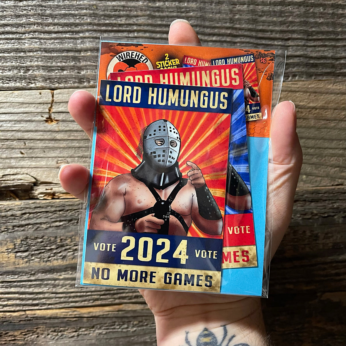 VOTE Lord Humungus Two Sticker Pack!