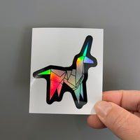 Blade Runner Holographic Unicorn Sticker