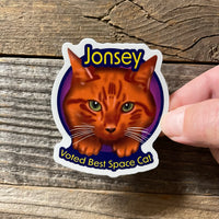 Alien "Jonesy" Best Space Cat Sticker