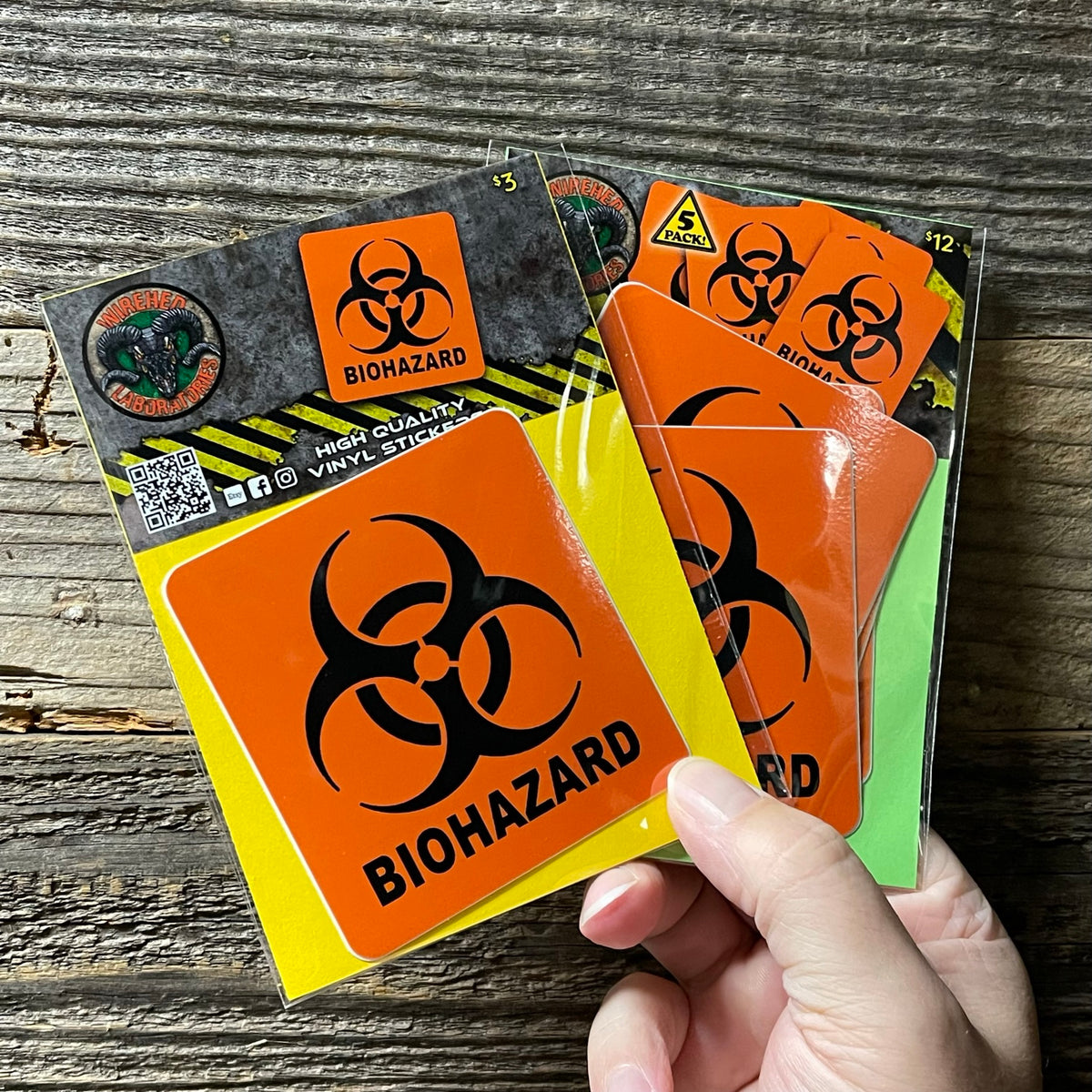 Biohazard Vinyl 3" Sticker