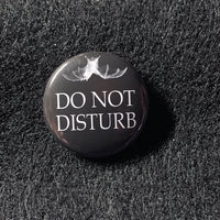 DEAD INSIDE & Do Not Disturb Goth Button Set.