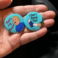 Bobby Hill "That's My Purse!" TWO Pinback Button Set!